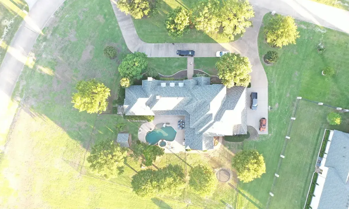 New shingle roof installation on a home in New Kingman-Butler